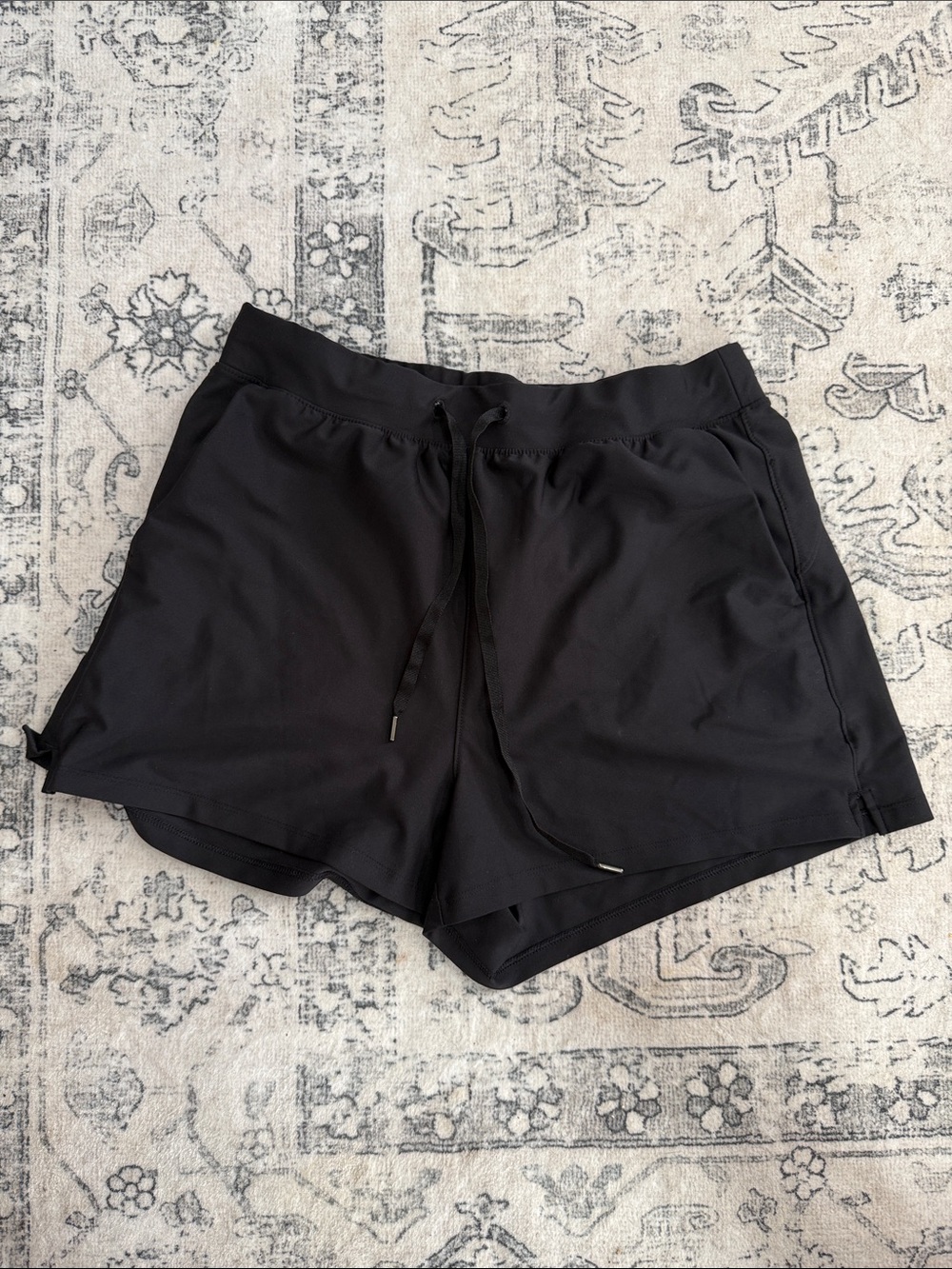 Old Navy Black Women's Athletic Drawstring Shorts